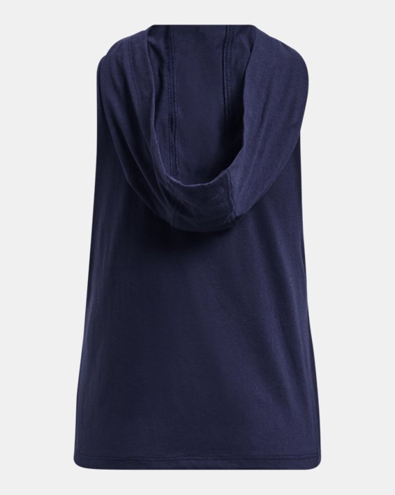 Girls' Project Rock Sleeveless Hoodie in Blue image number 1
